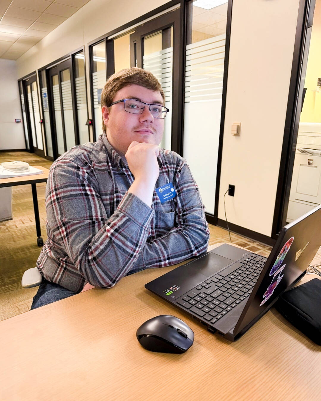 Brennen Stevens posing